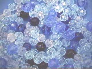 Blue Glass Beads